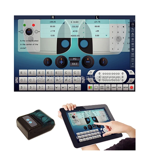 CV8600 chna falopter digital automático de melhor qualidade com tablet com impressora