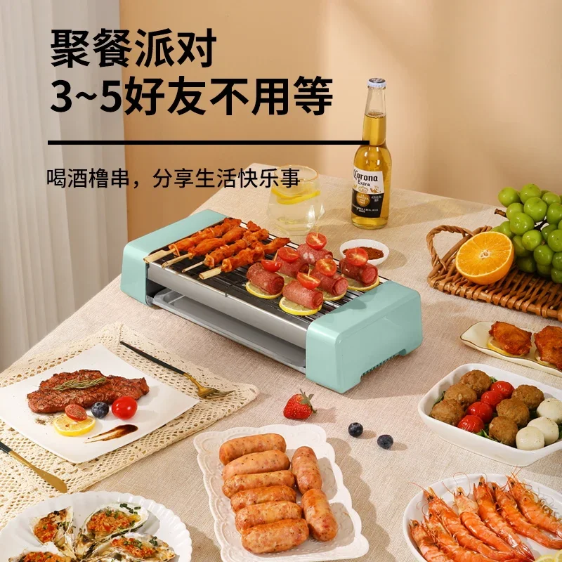 Sausage grill machine household small dormitory fully automatic hot dog machine multifunctional three-in-one electric grill rack