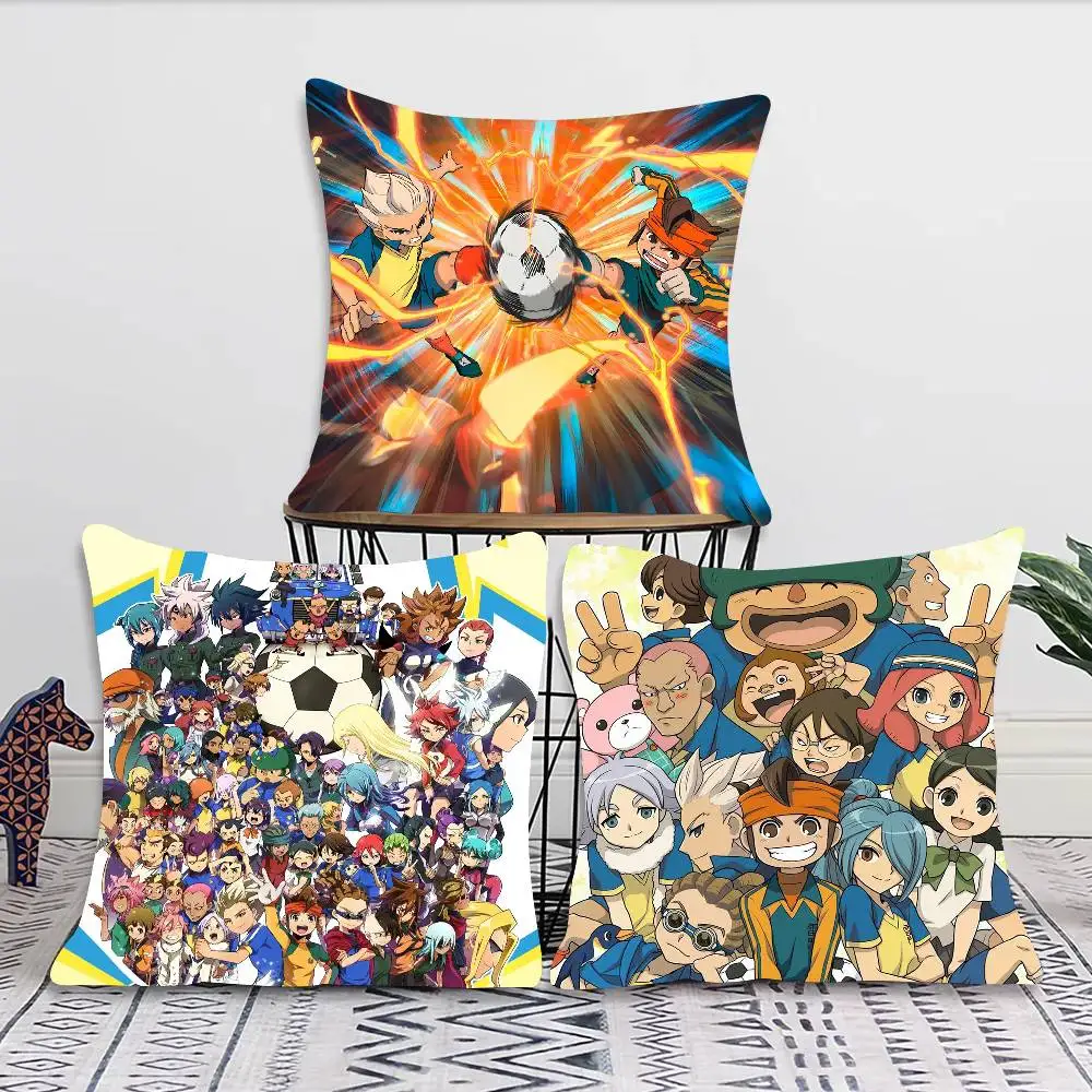 Anime Inazuma Eleven Pillow Case Fashion Square Pillowcase Bedroom Sofa Room Ins Decoration Leisure