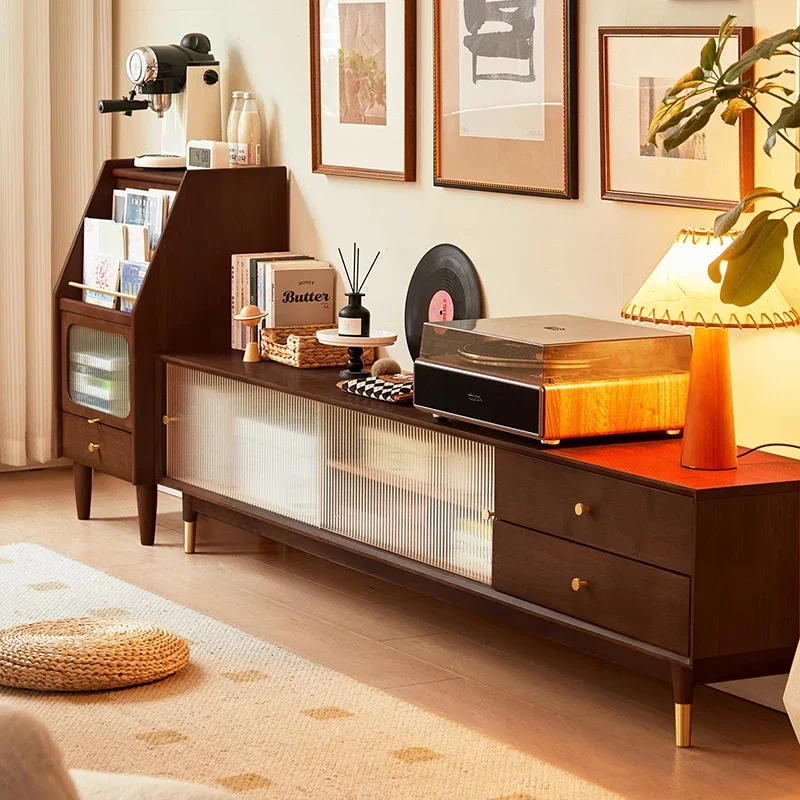 

Wood Mobile Tv Stands Living Room Mobile Modern Display Luxury Drawers Designer Tv Table Storage Muebles Chinese Style Furniture