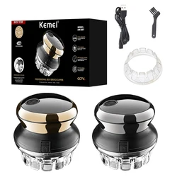Professional Even Cut Rotary Hair Clipper UFO Electric For Men Washable Rechargeable Hair Trimmer Machine Home Haircut Kit