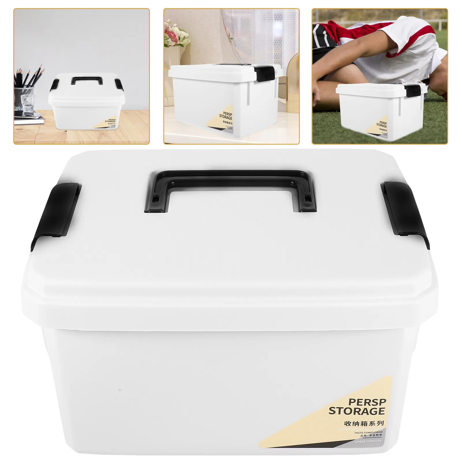 

Multi-Layer Household Small Medicine Storage Box First Aid Box Portable Medicine Case with Handle for Home Office Travel Outdoor