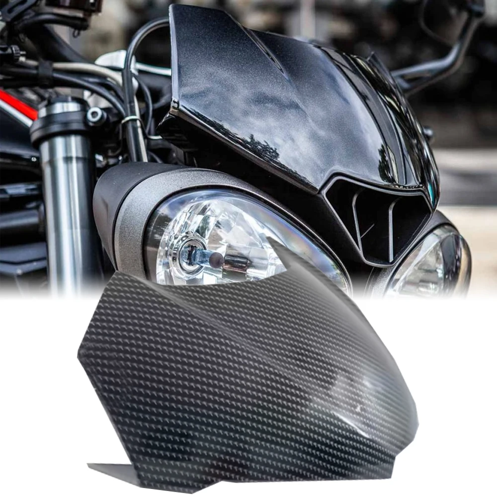 

765RS Headlight Fairing For Triumph Street Triple 765 R RS 2020-2024 2025 765R Upper Nose Cover Cowl Protection Front Windscreen