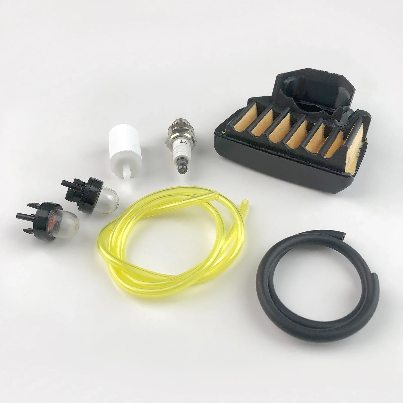 1set Air Fuel Filter Line Spark Plug Primer Bulb Kit for Husqvarna 455 455E 460 455 460 Rancher Chainsaw #537 25 57-03 503443201