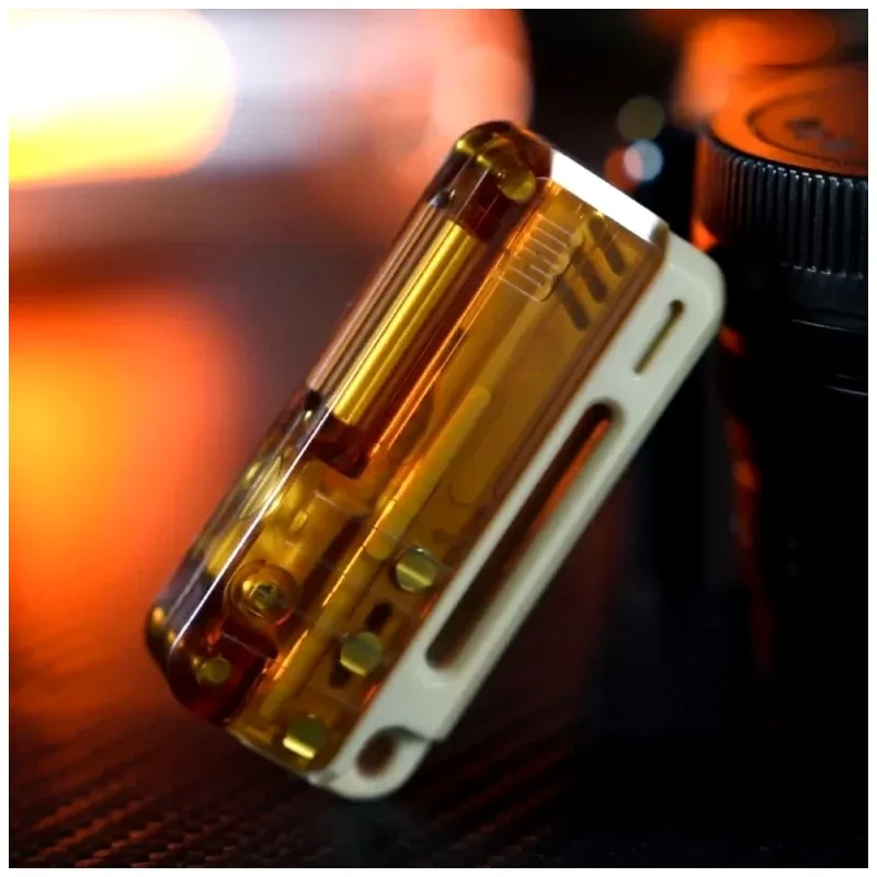 Mechanical Slider EDC Fidget Spinner Magnetic Push Card Push Plate Stress Relief Toy Antistress Birthday Christmas Gift for Men