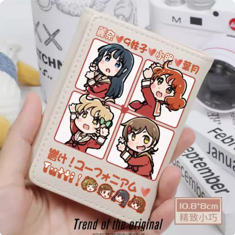 

Anime Oumae Kumiko Fashion Wallet PU Purse Card Holder Hasp Money Bag Cosplay Gift B1341