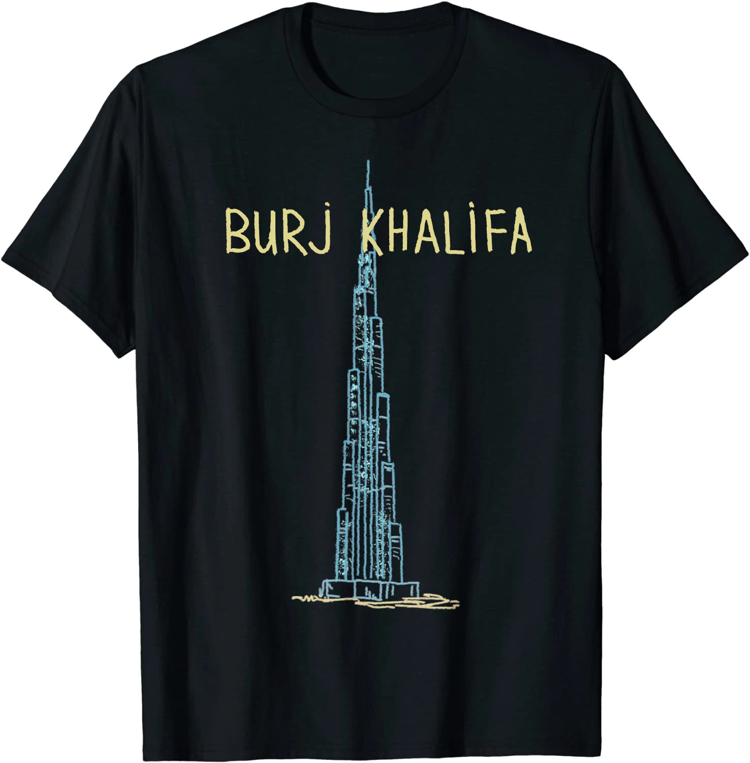 Burj Khalifa Dubai T Shirt. Short Sleeve 100% Cotton Casual T-shirts Loose Top Size S-3XL