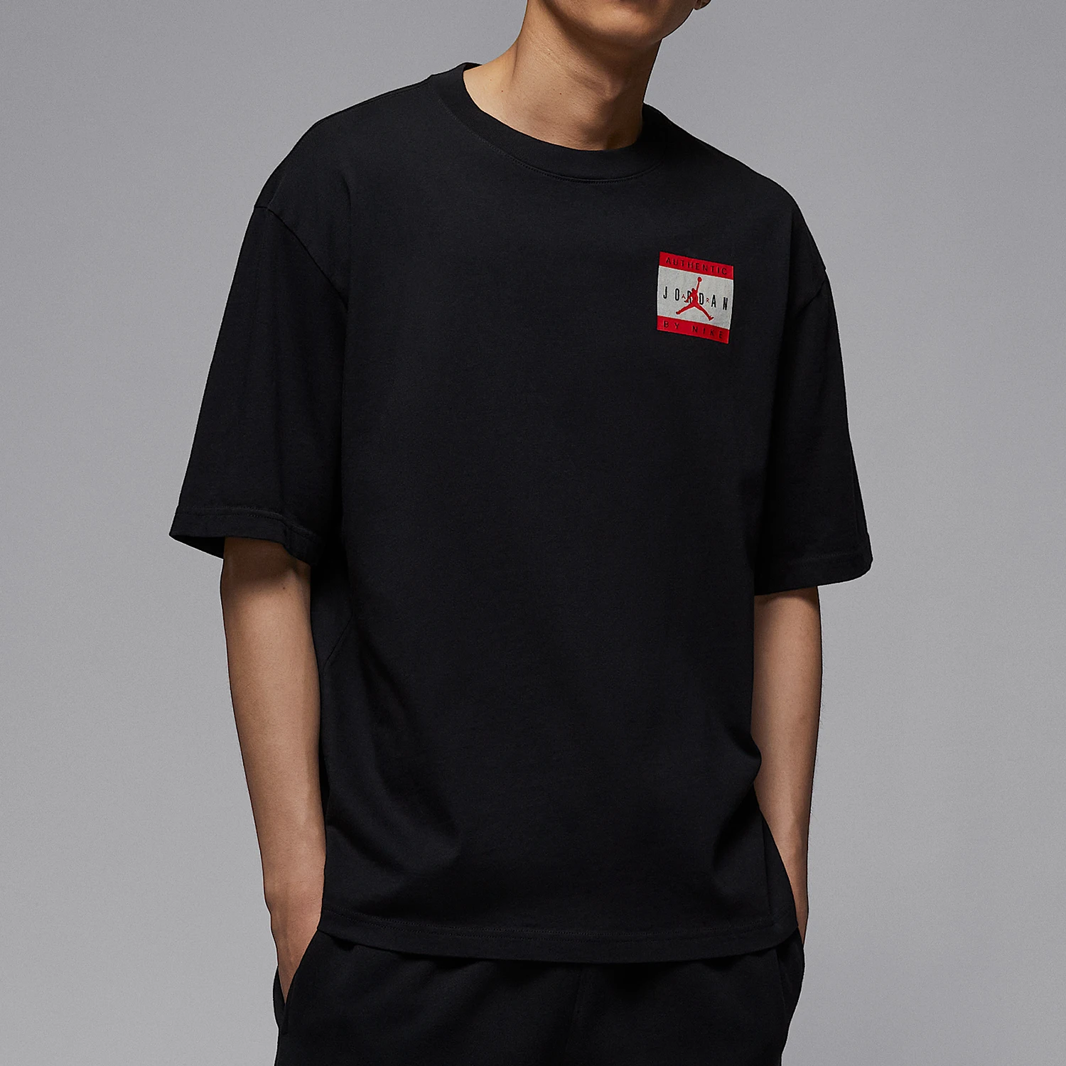 

Nike Genuine JORDAN Men's Breathable Knit Loose Sports T-Shirt IF5620-010