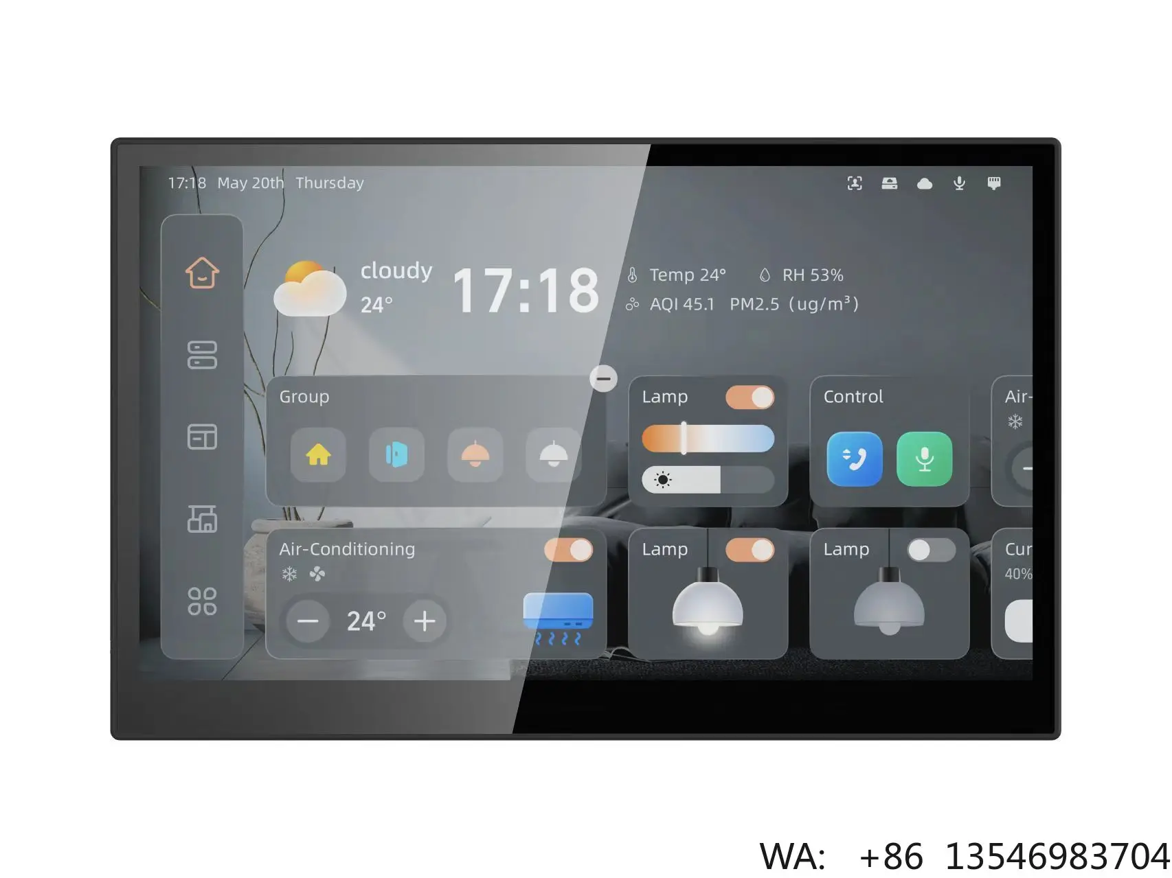 10 Inch Smart Home Control Panel All-in-One Android 11 Tablet Zigbee IPS Video Door Phone POE Indoor Monitor