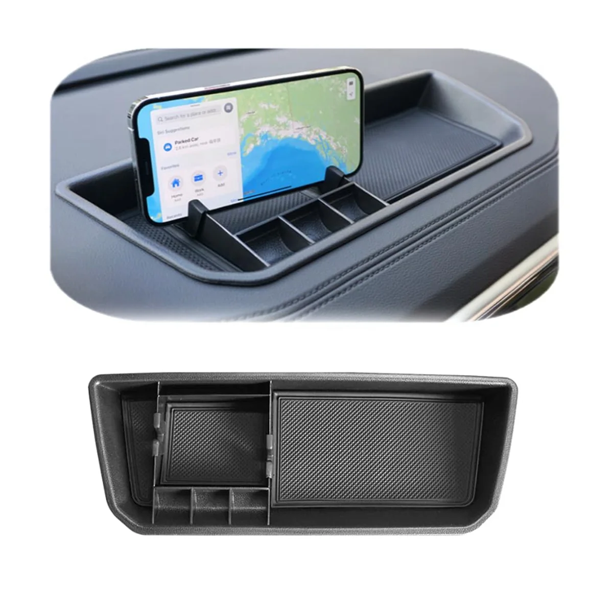 

New_Dashboard Organizer Tray Storage Box Interior Accessories