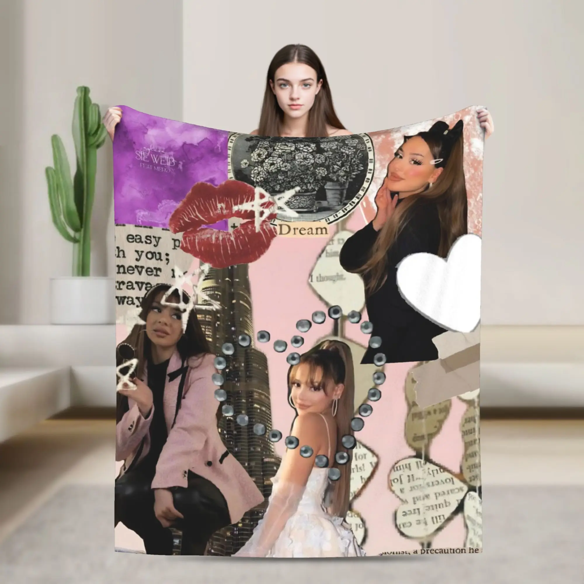 

Одеяло Ayliva Singer Tour 2025 для дивана, нечеткие мягкое плюшевое одеяло 50x60 дюймов, покрывало разных размеров на все сезоны