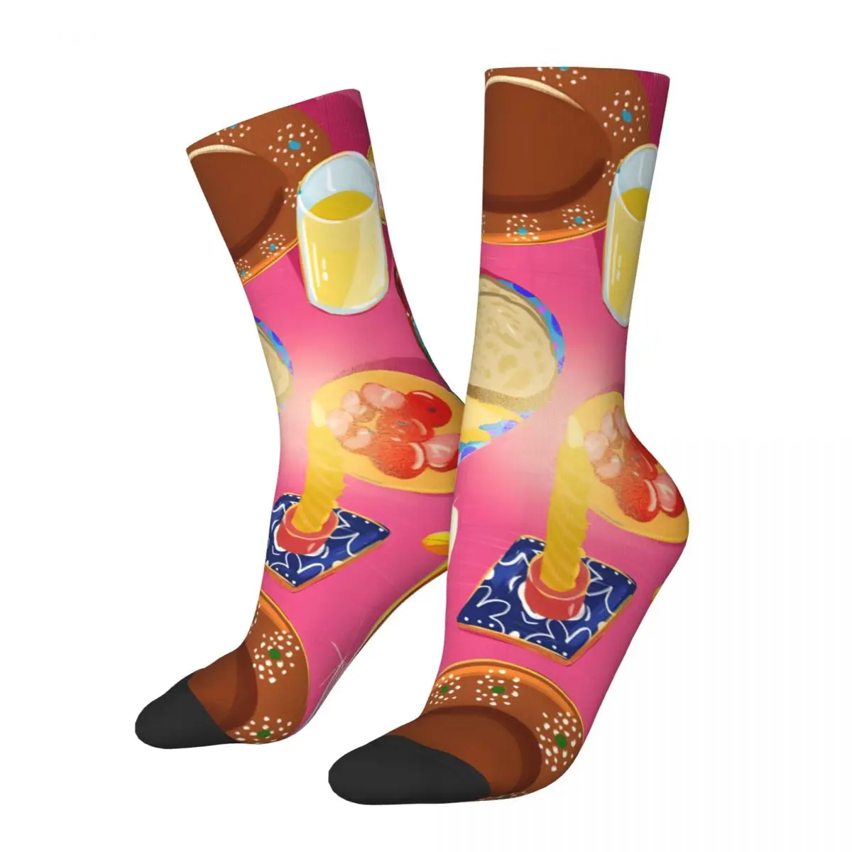 Crazy compression Infinite Visions Sock for Men Harajuku Quality Pattern Crew Sock Novelty