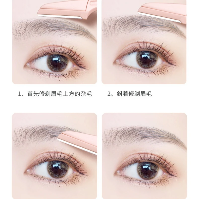 1/3pc Sicuro Pieghevole Ladies Rasoio Sopracciglia Portatile Rasoio Viso Strumenti di Bellezza Resistente Ai Graffi Rasoio Sopracciglia Set di Strumenti di Trucco