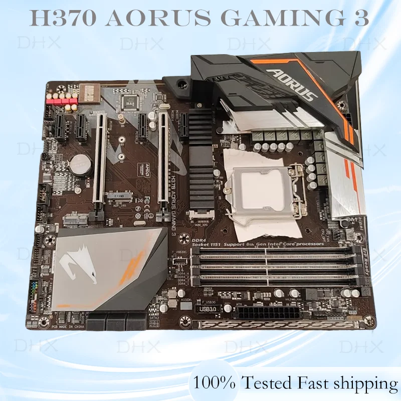 Support 8th Generation CPU For H370 AORUS GAMING 3 Motherboard H370 Mainboard LGA 1151 DDR4 64GB 100% Tested Fully Work DH