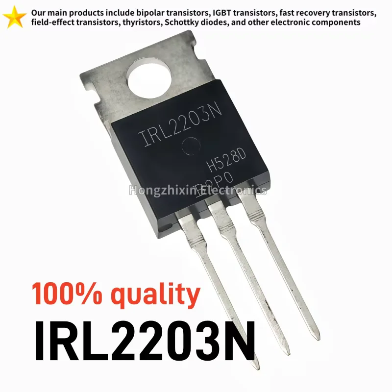 10PCS NEW 100% Quality IRL2203NPBF IRL2203N IRL2203 L2203N TO-220 MOSFET
