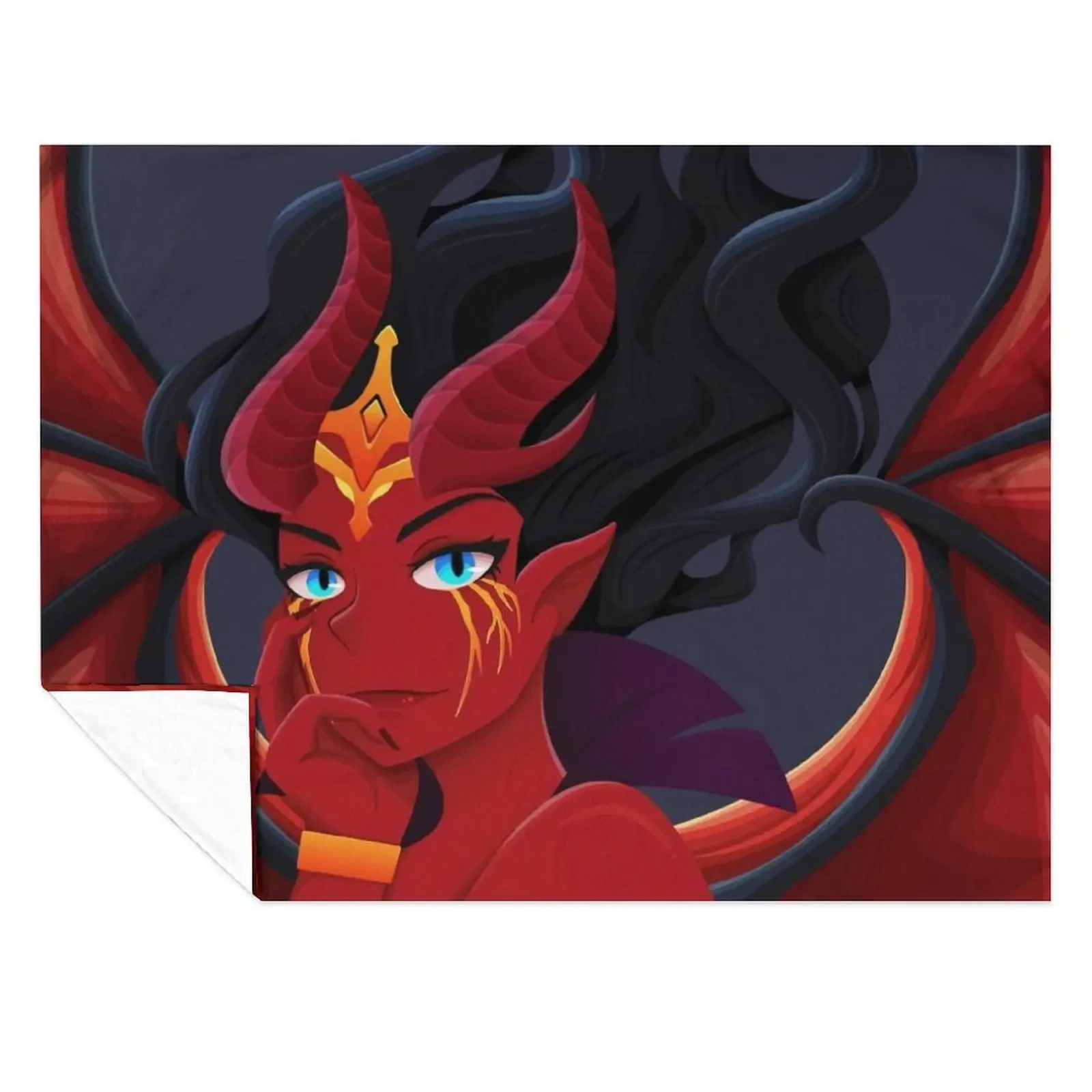 

[Dota2] Queen of Pain Arcana Throw Blanket Giant Sofa Decoratives Travel Luxury Blankets