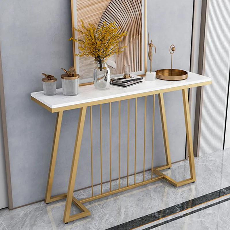 Hallway Modern Entry Console Table Gold Metal Home Console Table Office Nordic Woonkamer Tafel Furniture Decoration