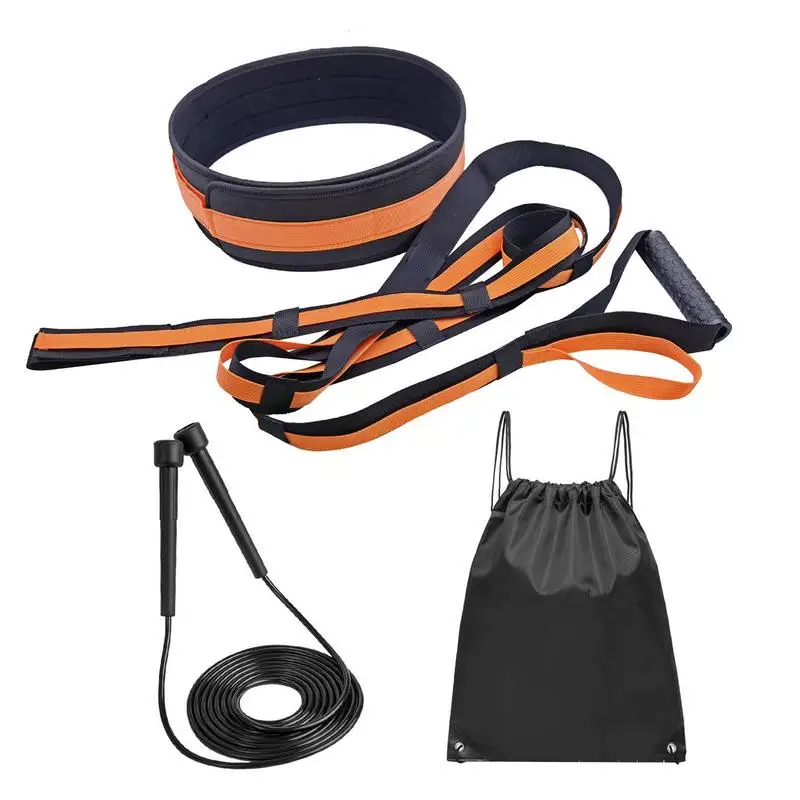 Bodyweight Training Straps Agility Speed Exercise Rope Kit Fitness Equipment With Multiple D-Ring Connections For Football