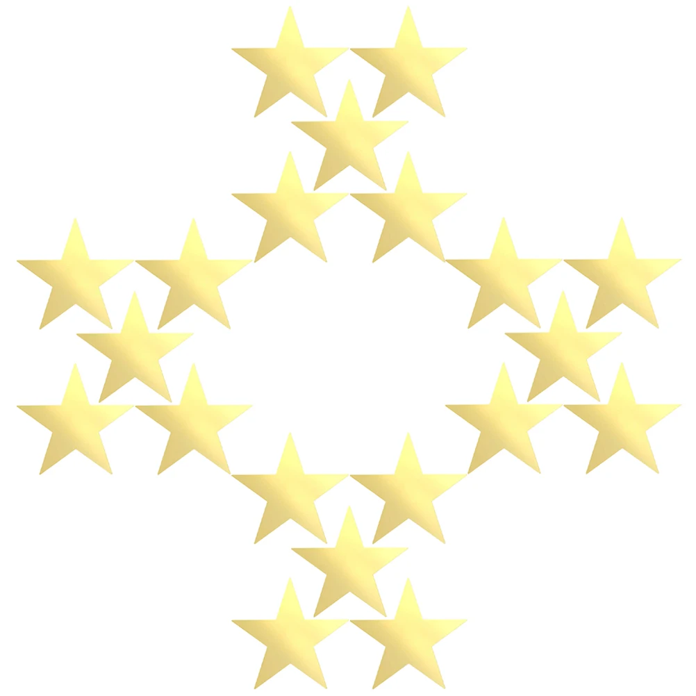 

120 Pcs Silver Paper Star Cutouts 15CM Pentagram Photo Props Festive Supplies Confetti Slices DIY nament