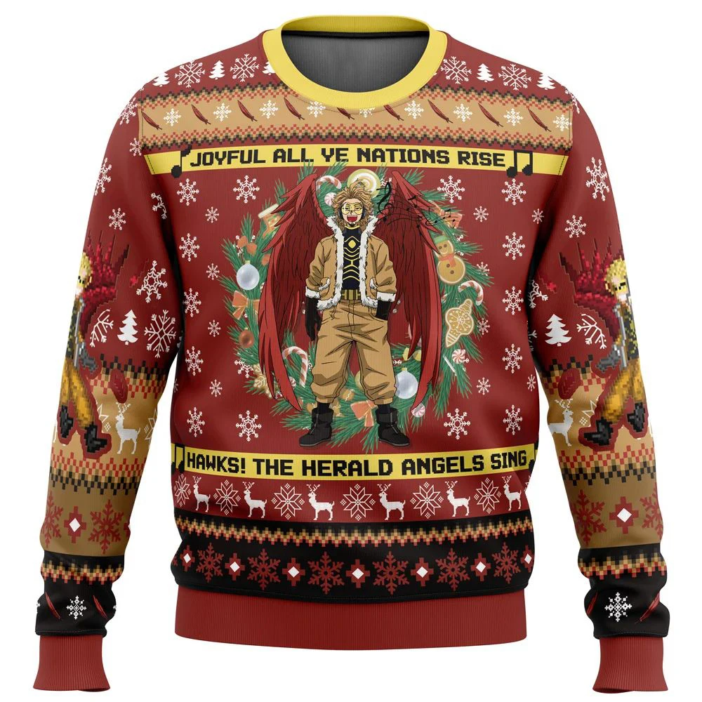 European and American Christmas street style, trendy and individualistic, family gathering, casual and sporty pullover gifts