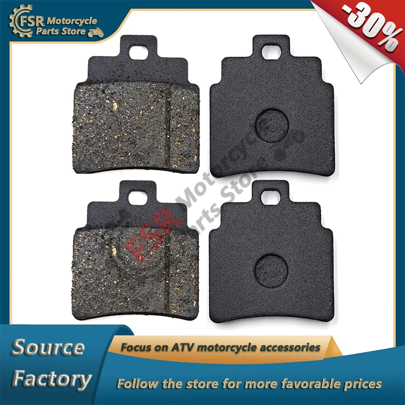 2 PAIRS BRAKE PADS,FOR KYMCO MXU 250 MAXXER 250 300 KXR 250 & GRAND DINK 250,P/N:45105-KKC4-305 45105-KKC4-305 45105-KKC4-305