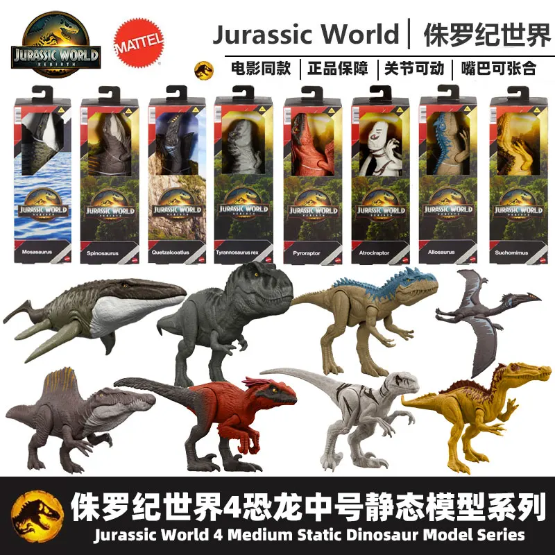 

Genuine In Stock Jurassic World Rebirth Series Tyrannosaurus Rex Dinosaur Model Collection Ornaments Boy Toy Birthday Gifts
