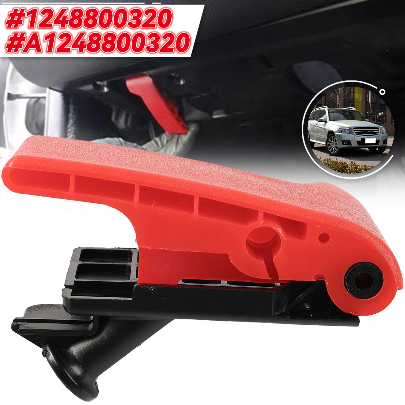 Interior Hood Release Handle Lever for Mercedes-Benz W124 W170 W202 W203 W208 W210 W639 Vaneo Viano Vito 1248800320 A1248800320