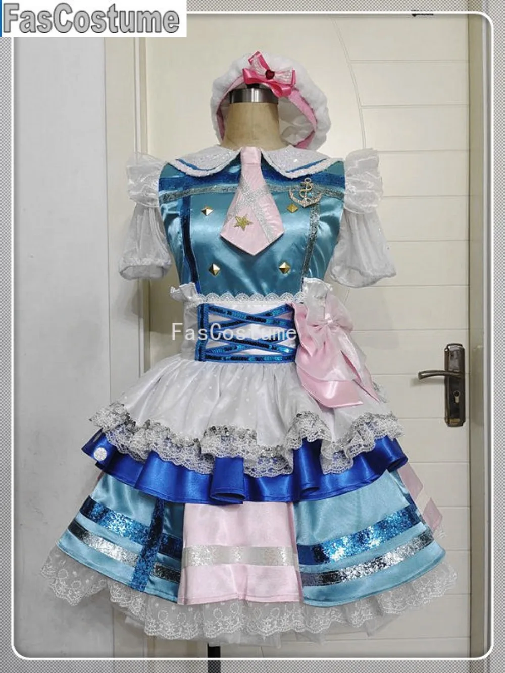 

FasCostume Anime Lovelive Aqours RubyMari Chika Kanan V1.0 Concert SJ Lovely Uniform CosplayCostume Halloween Party Outfit Women
