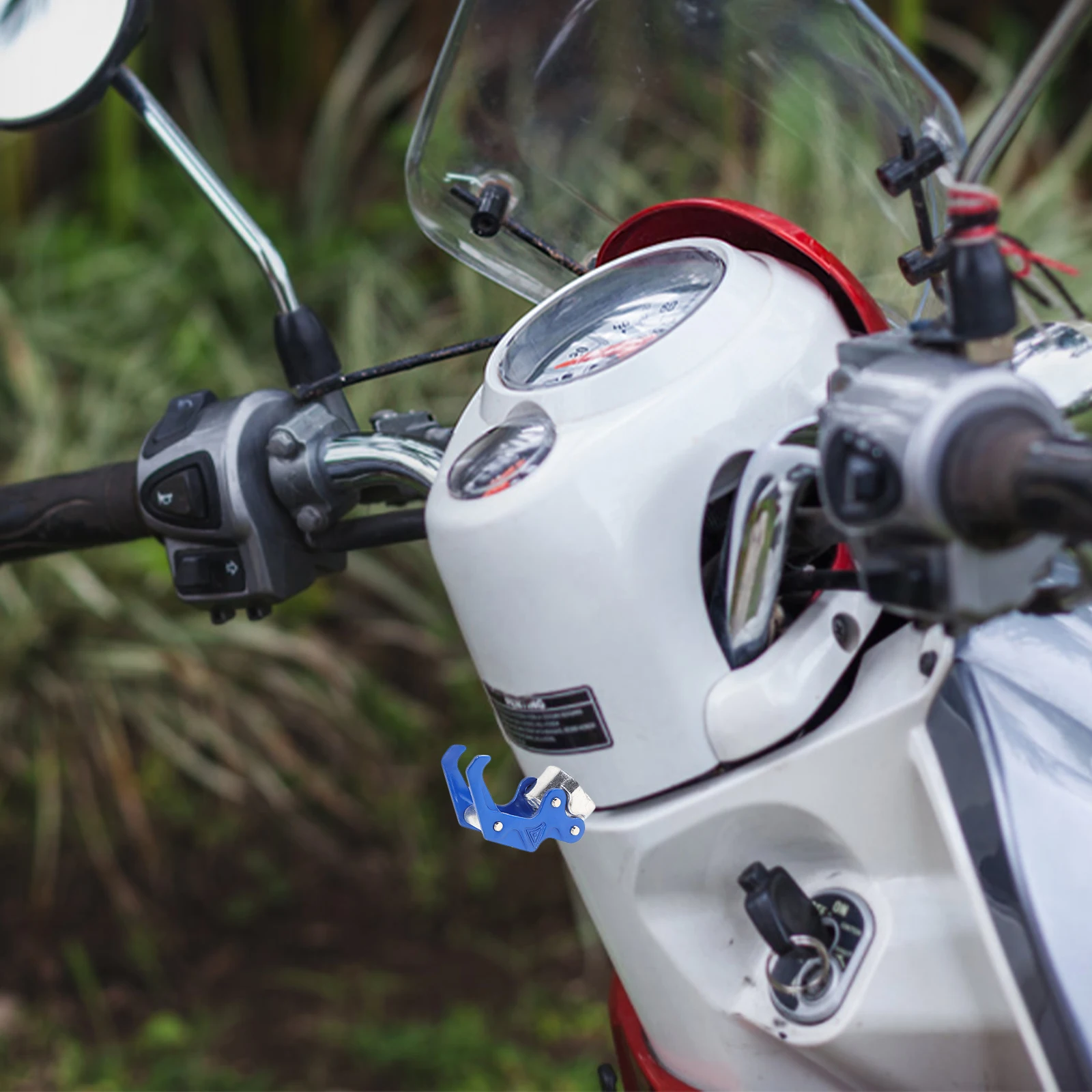 

Universal Motorcycle Hook Aluminum Alloy Claw Design Handlebar Mount For Scooters Mopeds Electric Bikes Durable Easy