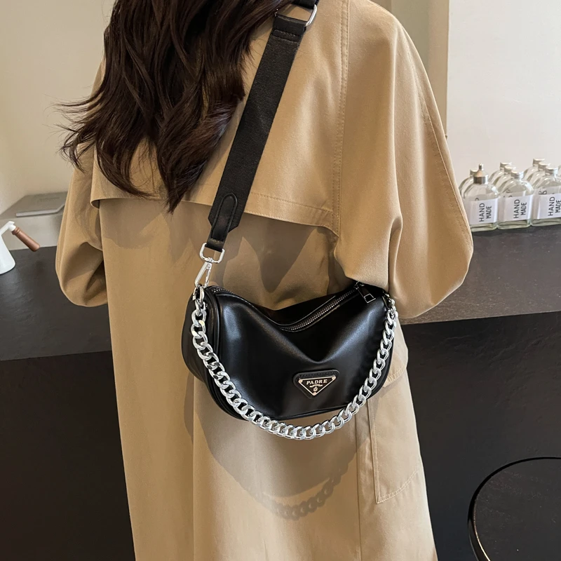 

Стильная пригородная сумка с функцией Messenger, ремешком через плечо для деловых женщин, минималистичный кожаный и однотонный дизайн