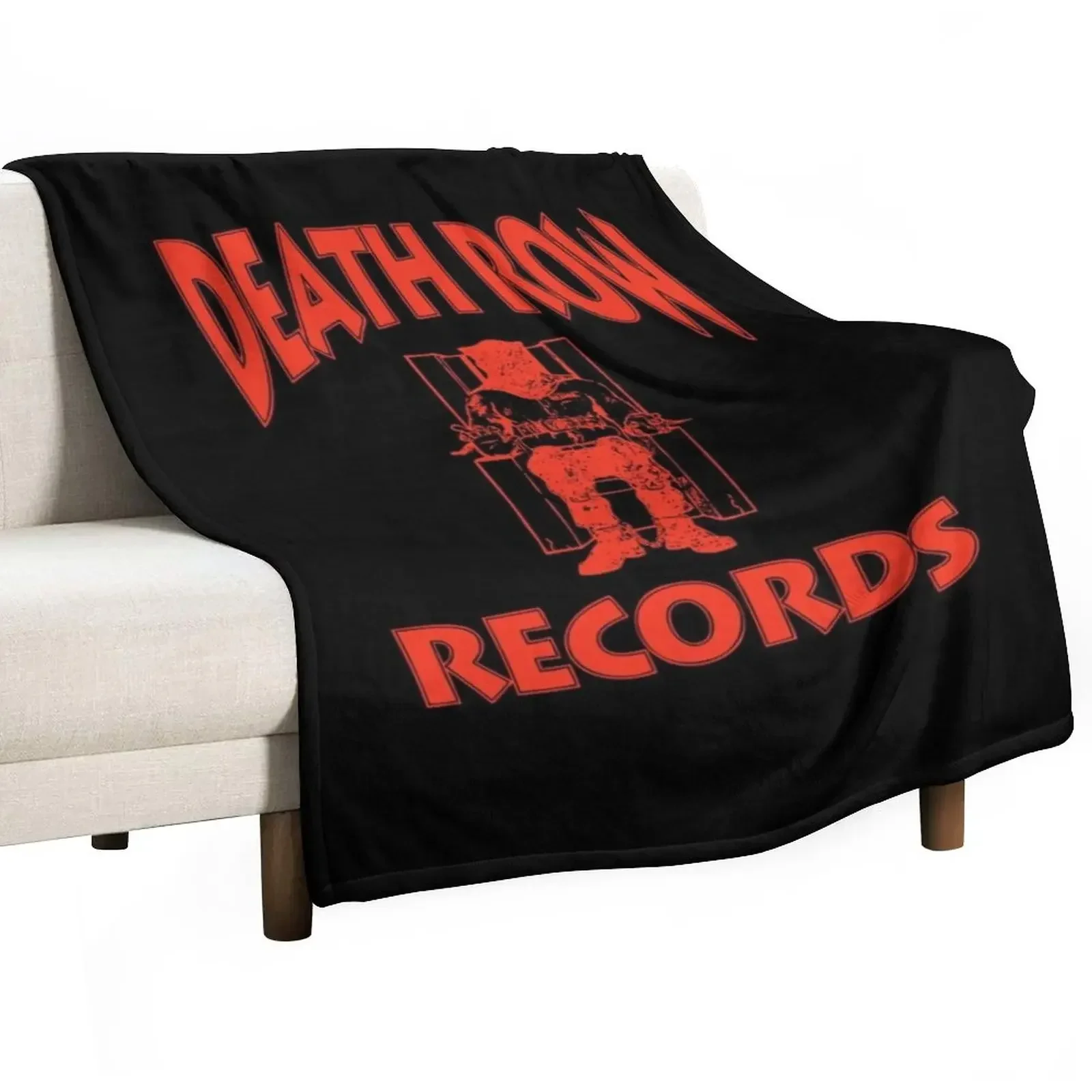 

Death Row Records - Red Version Throw Blanket Multi-Purpose Luxury Brand for sofa bed plaid Blankets