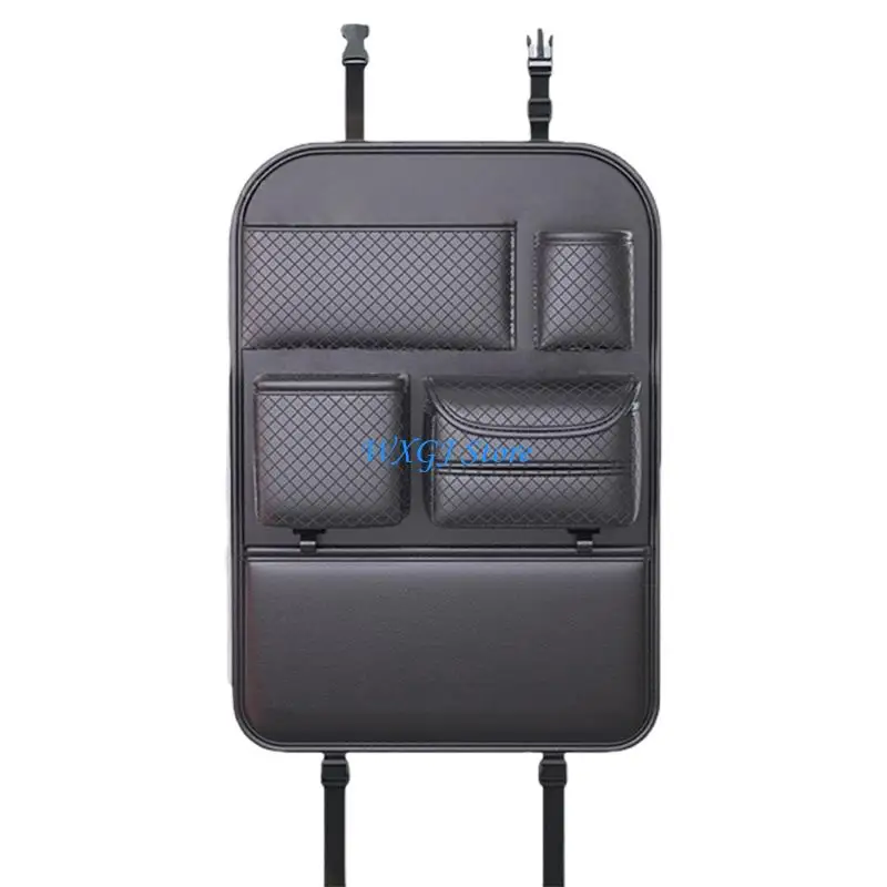 

37JE Multiple Compartment Car Kick Mat Back Back Pocket Storage Bag