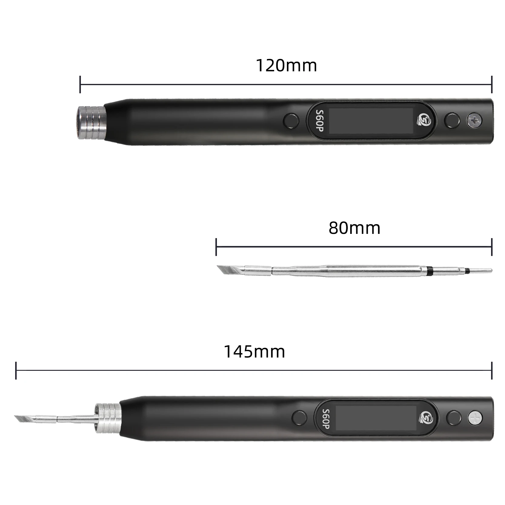 Set saldatore Sequre S60p compatibile con la punta del saldatore C210 penna per strumento di riparazione elettronica di precisione antistatica da 60w