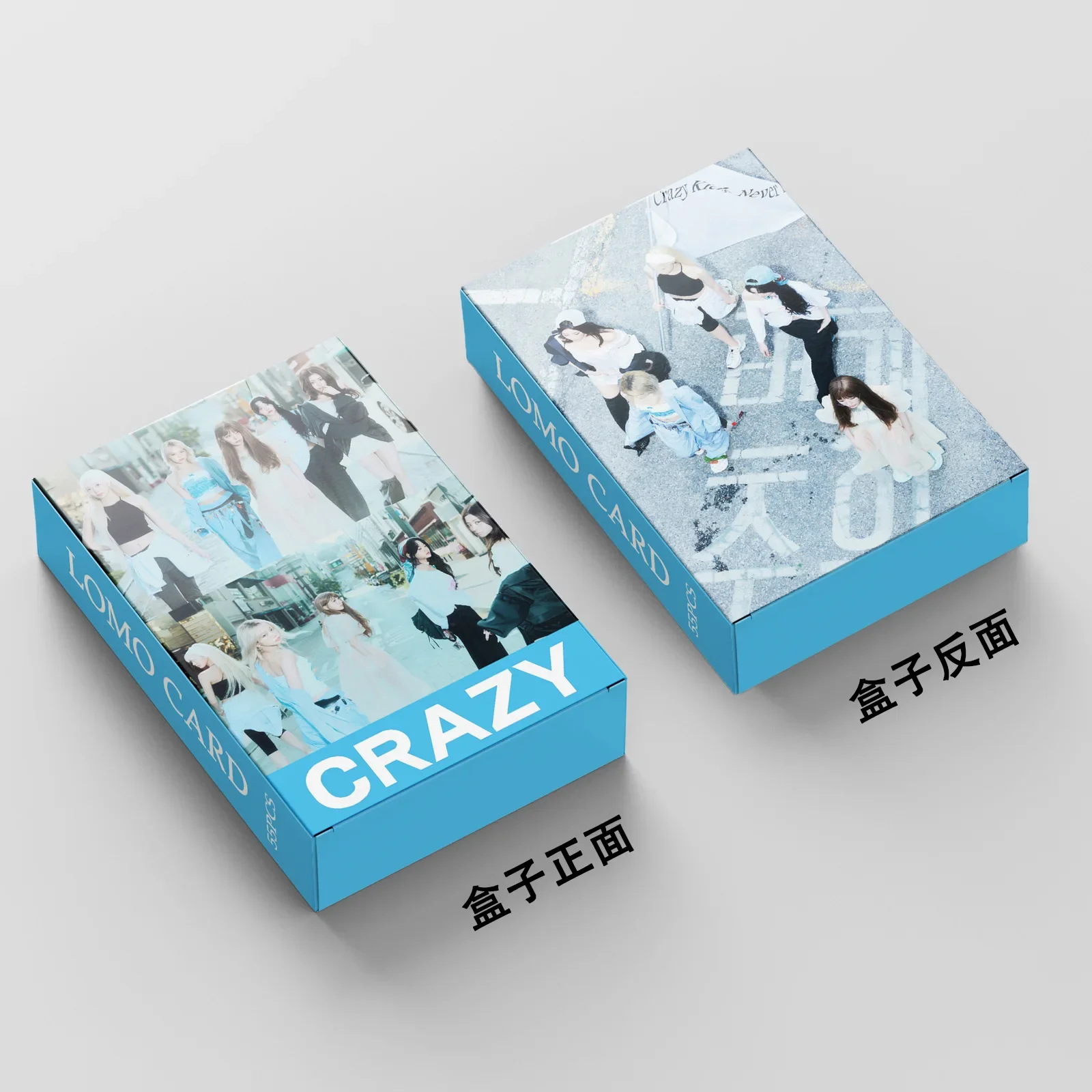 Kpop New Ablum CRAZY Lomo Card ‌SAKURA KIM CHAEWON HUH YUNJIN Postcards Photocard For Fans Collection Gifts