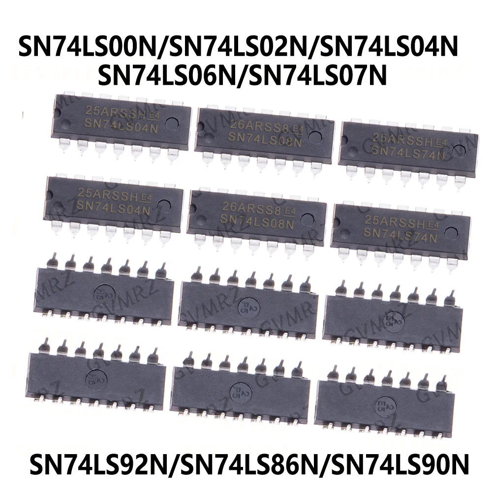 5/10/100PCS/LOT SN74LS09N SN74LS107N  DIP DIP14 SN74LS00N SN74LS02N  SN74LS04N SN74LS06N SN74LS07N SN74LS08N