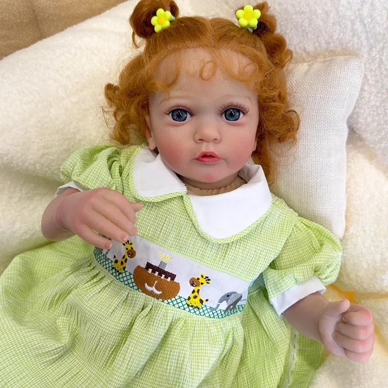 

60cm Bebe Reborn Dolls Ayana with Hand Rooted Hair Muñecas Bebes Newborn Baby Real Soft Touch Reborn Dolls Nina