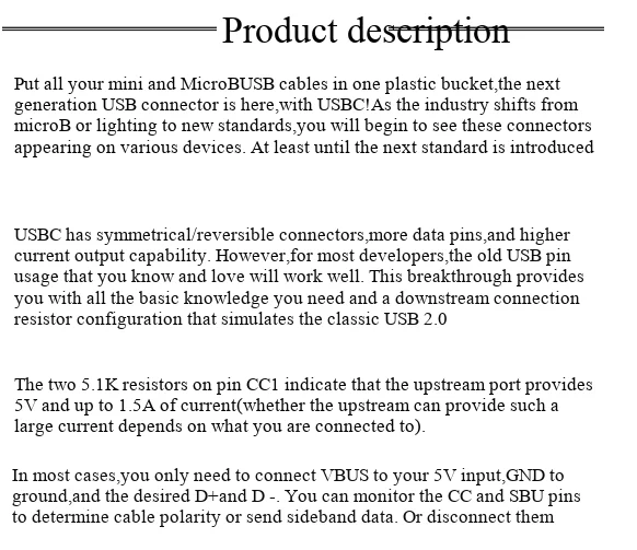 TYPE-C USB auf DIP-Sockel-Adapterplatine mit aufgelöteter Buchsenleiste, Typ B, inklusive Stiftleiste. – Detail 4