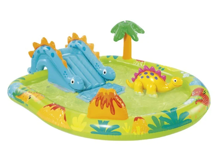 Environmental Protection PVC Thickened Volcanic Island Dinosaur Park Pool Inflatable Children's Family Pool