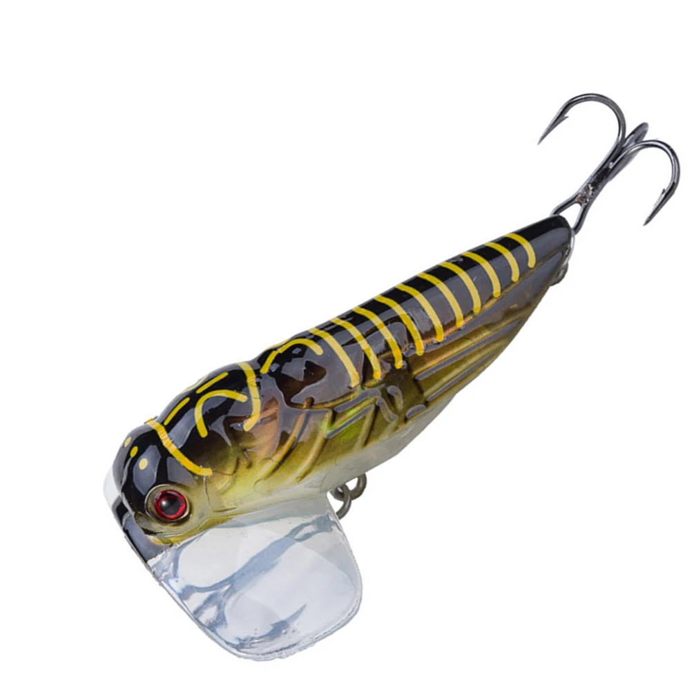 

Cicada-shaped Bait with 2 Hooks Multi-jointed Swimbait for Bass Pike Trout Muskie Fishing Lures Freshwater Saltwater Artificial