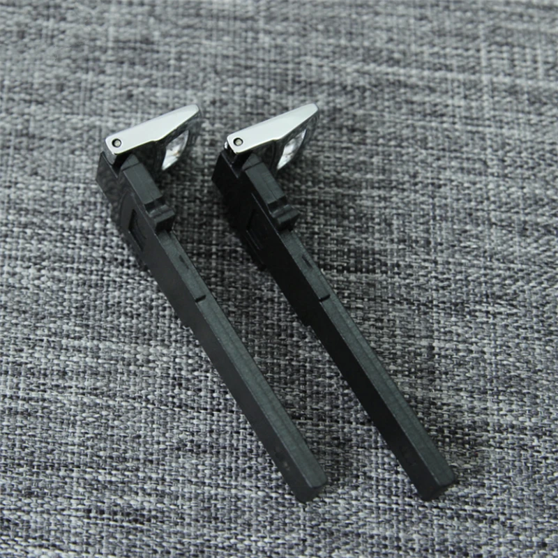 OEM 10 unidades em branco sem cortes substituir lâmina de chave remota inteligente de emergência para Vw Touareg