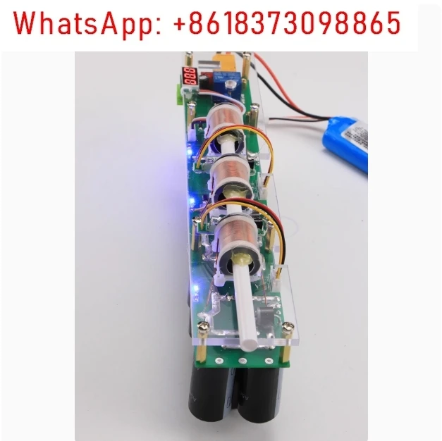 A Simple Multi stage DIY Assembled coilgun with Integrated Electromagnetic Gun BBC
