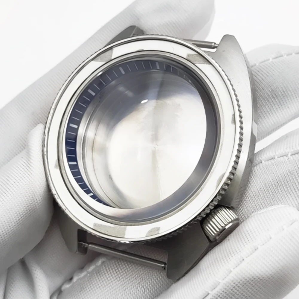Reloj plateado NH35 NH36 de 36mm, caja de cristal de zafiro, resistente al agua, reloj de pulsera mecánico de acero inoxidable 316L, reloj para hombre