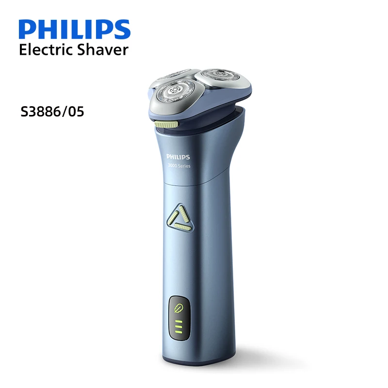 

Philips New S3886/05 Электробритва Быстрое бритье Флэш-зарядка Мужской триммер для бороды 6D Плавающая головка Интеллектуальный датчик Бритва