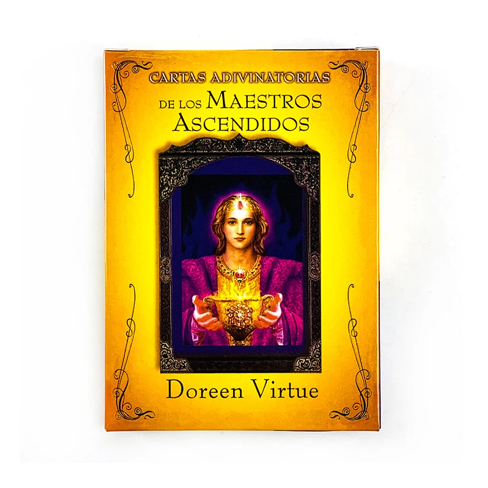 스페인어로 된 상승한 마스터 오라클 덱 44개 오라클 카드 가족과 친구들을 위한 레저 및 엔터테인먼트 카드 게임