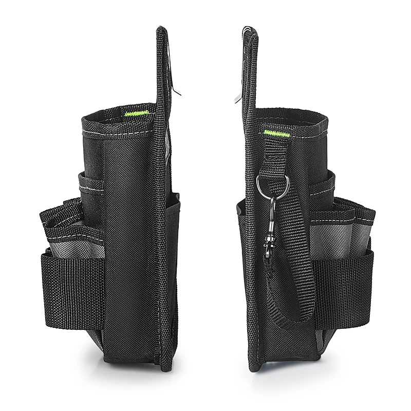 Mini-Werkzeugtasche aus ballistischem Nylon mit mehreren Taschen für Elektriker, professioneller Werkzeugkasten für effiziente Organisation, Schwarz – Detail 10