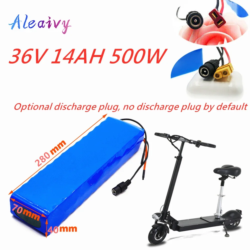 

New 2025 36V 14AH Lithium Ion Battery 10S3P 14000mAh 42V for Electric Bicycles And Scooters with BMS 500W