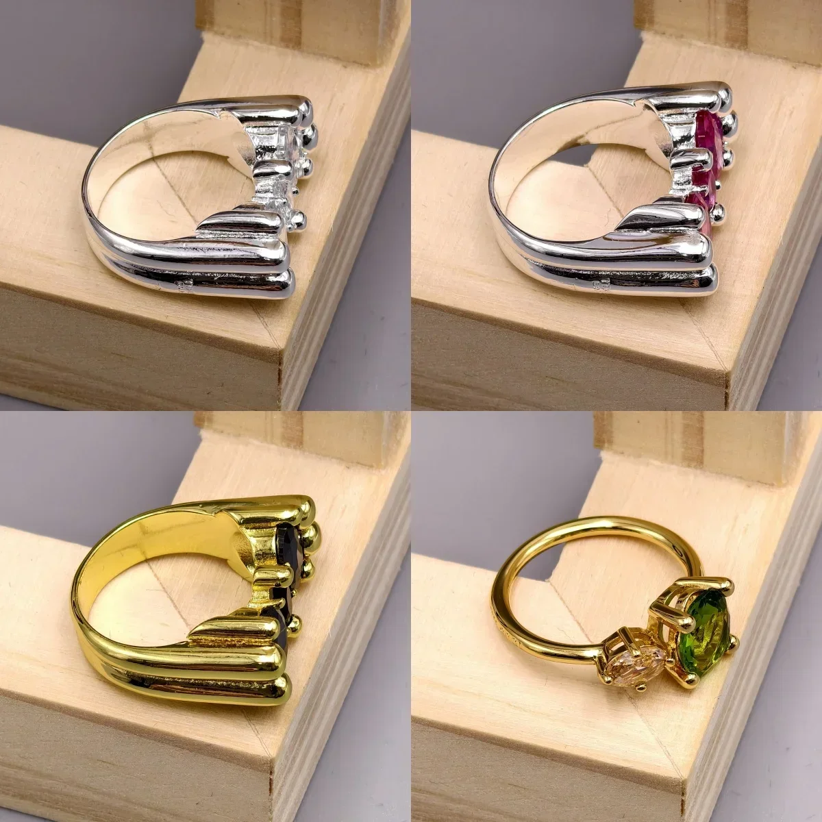 

MOTO 2025 New Spanish Original Jewelry Lilac Crystal Silver Ring Women's Exquisite Wedding Ring Romantic Luxury Gift