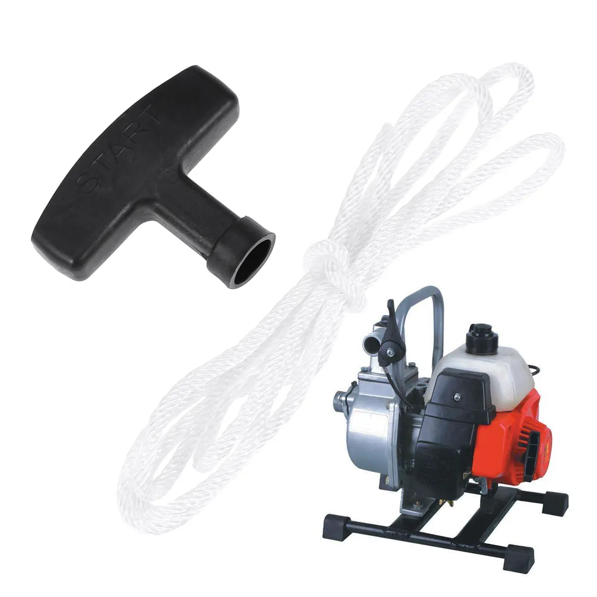 

Long Service Life Generator Starter Kit Rope Water Pump Lawn Mower Garden Tool Starter H Kit Changeable Design Easy Install