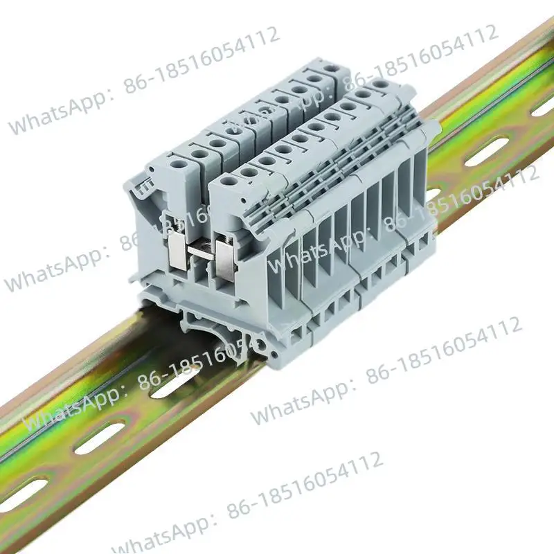 

Rail type combined terminal UK5N 4MM terminal block UK-5N thickened copper parts