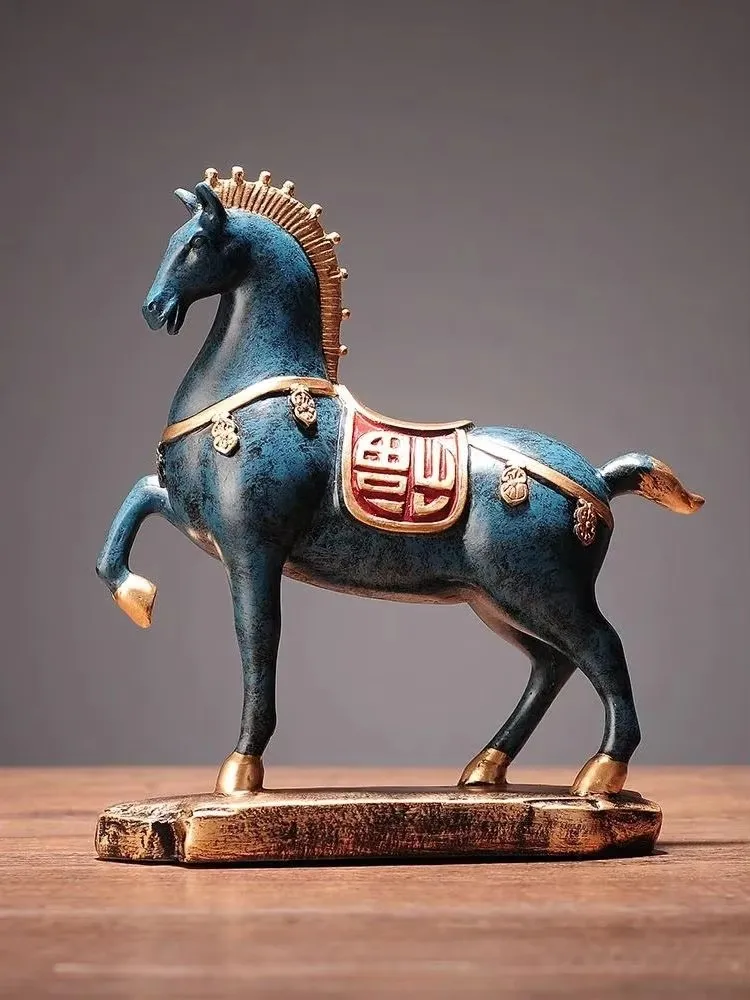 Horse Success Feng Shui Horse Ornaments Get rich Lucky Blessing Living Room Display Housewarming Gifts TV Cabinet Decorations - Image 6